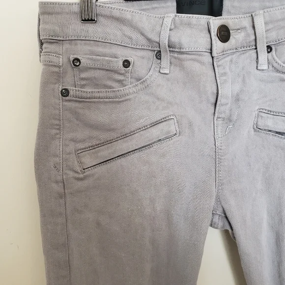Vince Grey Welt Pocket Skinny Jeans - Picture 4 of 16